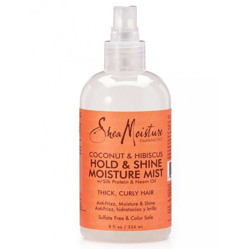 shea-moisture-coconut-hibiscus-hold-shine-moisture-mist-236-ml Shea Moisture Coconut & Hibiscus Hold & Shine Moisture Mist 236 ml - Afbeelding 1
