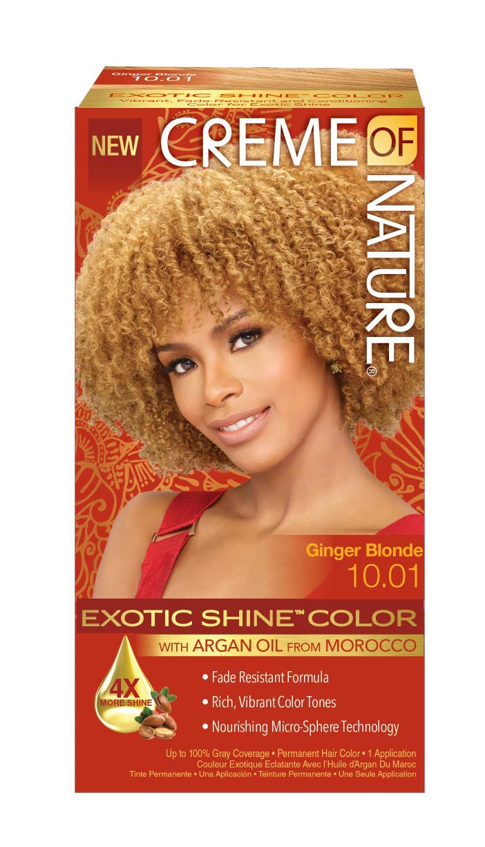 Nauwgezet Aziatisch kleding stof Creme Of Nature Exotic Shine Color With Argan Oil 10.01 Ginger Blond | Fix  My Hair | Voor 16.00u morgen in huis!