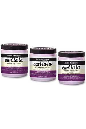 Aunt Jackie's Combideal - 3 x Curl La La Defining Curl Custard 15 oz