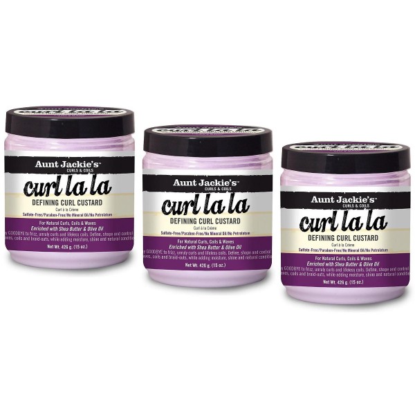 Aunt Jackie's Combideal - 3 x Curl La La Defining Curl Custard 15 oz ...