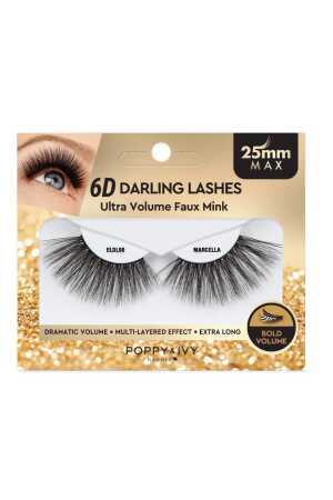 Poppy & Ivy 6D Darling Lashes 25mm - Marcella ELDL90
