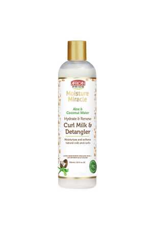 African Pride Aloe & Coconut Water Hydrate & Renew Curl Milk & Detangler