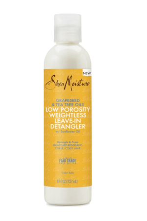 Shea Moisture Grapeseed and Tea Tree Oil Low Porosity Weightless Leave in Detangler 237ml
