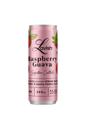 Lavish Rasberry Guava Signature Cocktail 250ml