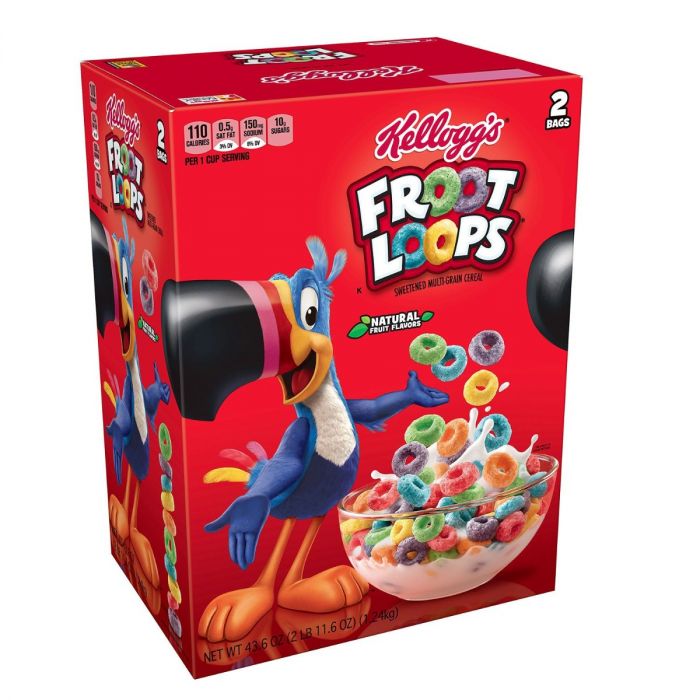 Kellogg's Froot Loops EXTRA LARGE 1.24KG (43.6oz)
