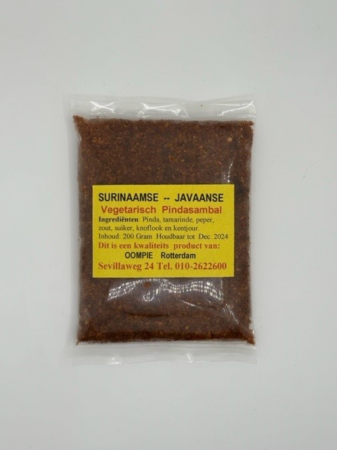 Oompie’s Surinaamse Javaanse Vegetarische Pindasambal 200g | Fix My ...