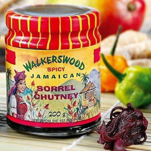 ww sorrel chutney Walkerswood Spicy Jamaican Sorrel Chutney 200g