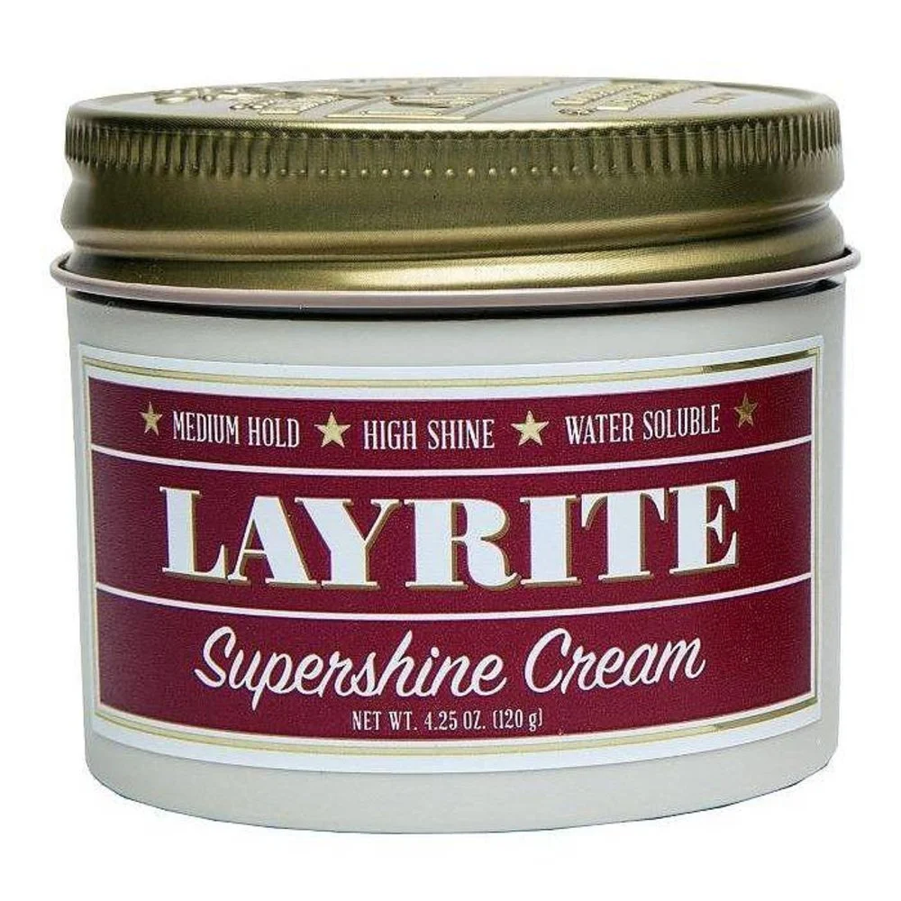 layrite-producten-super-shine-cream Layrite Deluxe Supershine Cream Light Hold Pomade 120g