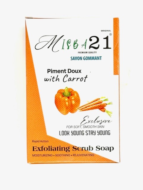 misba21-piment-1 Misba 21 Exfoliating Scrub Soap with Piment 200g