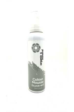 Organic & Mineral Colour Mousse Zilver-Wit 150ml