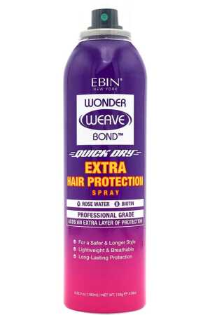 Ebin Wonder Weave Bond Quick Dry Extra Hair Protection Spray Purple 180ml