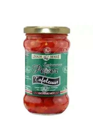 Lekker Bekkie Surinaamse Ingelgde Chili Peper Tafelzuur 290 ml