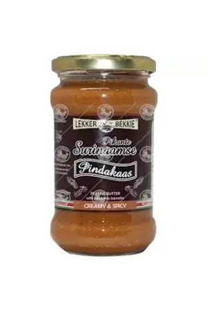 Lekker Bekkie Surinaamse Pindakaas met Madame Jeanette 300 ml