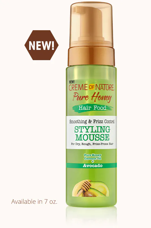 Creme of Nature Pure Honey Hair Food Avocado Mousse 3S 207ml